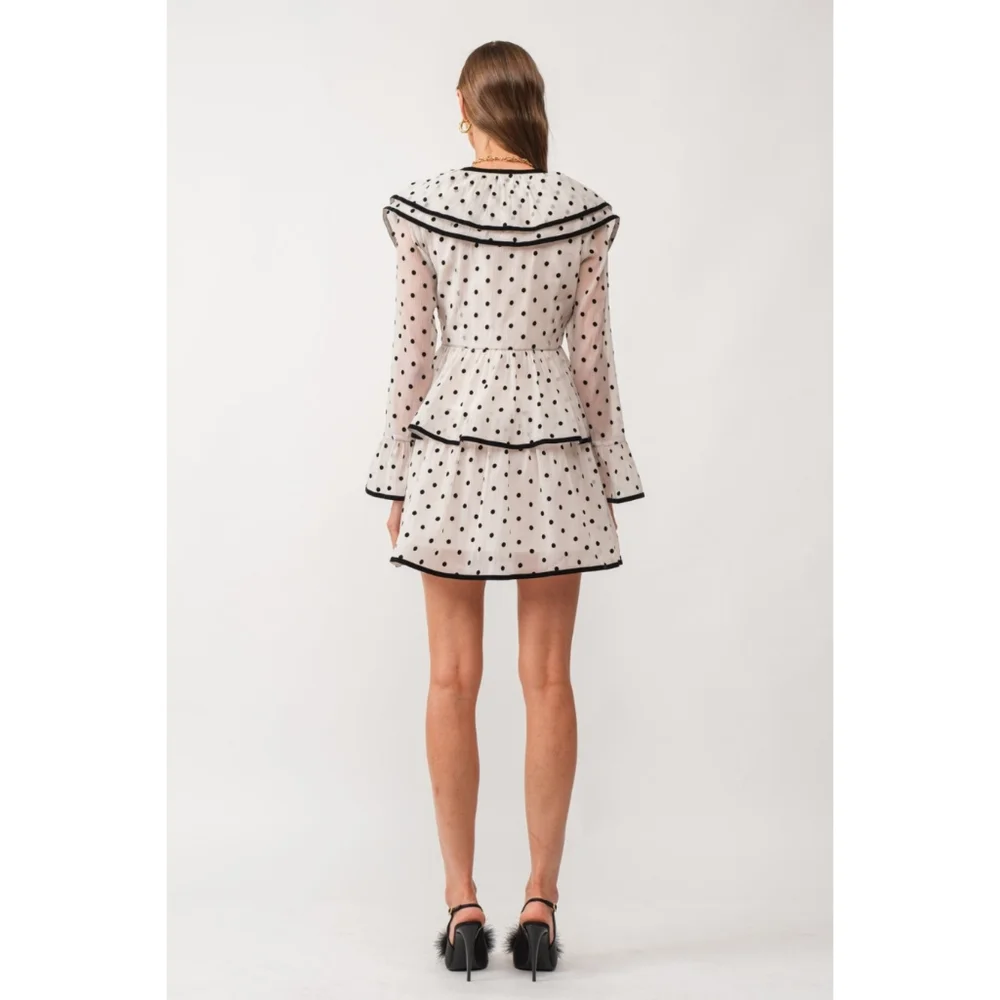 Polka Dot Ruffle Dress - Picture 11 of 14